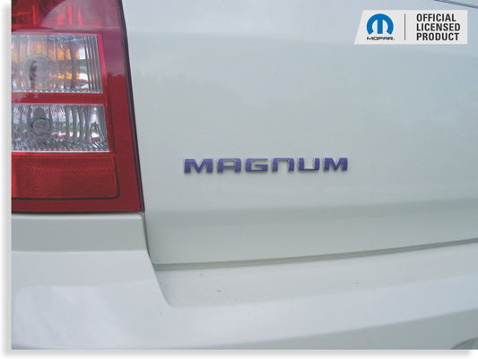 MAGNUM Lift Gate Emblem Overlay Decal  - 2005-2008 Magnum - Magnum-B-01-Magnum-B-02-Magnum-B-03-Magnum-B-04-Magnum-B-05-  DRIVEN - 2