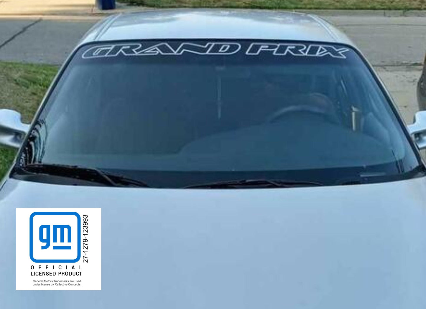 GRAND PRIX Windshield Banner Decal - 97-03 Grand Prix - PO:GP:G6:WINDSHIELD-GPO-01-PO:GP:G6:WINDSHIELD-GPO-02-PO:GP:G6:WINDSHIELD-GPO-03-PO:GP:G6:WINDSHIELD-GPO-04-PO:GP:G6:WINDSHIELD-GPO-05-  DRIVEN - 2