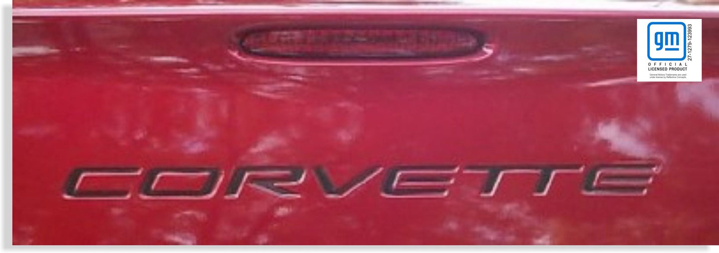 Rear Lettering Inlay Decal - C5 Corvette 97-04 - C5:Rear-01-C5:Rear-02-C5:Rear-03-C5:Rear-04-C5:Rear-05-  DRIVEN - 4
