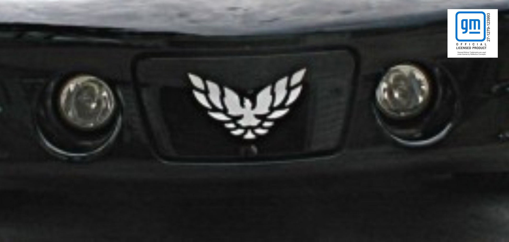 Front License Plate Cover Overlay Decal - 98-02 Firebird - FB:Front-01-FB:Front-02-FB:Front-03-FB:Front-04-FB:Front-05-  DRIVEN - 4