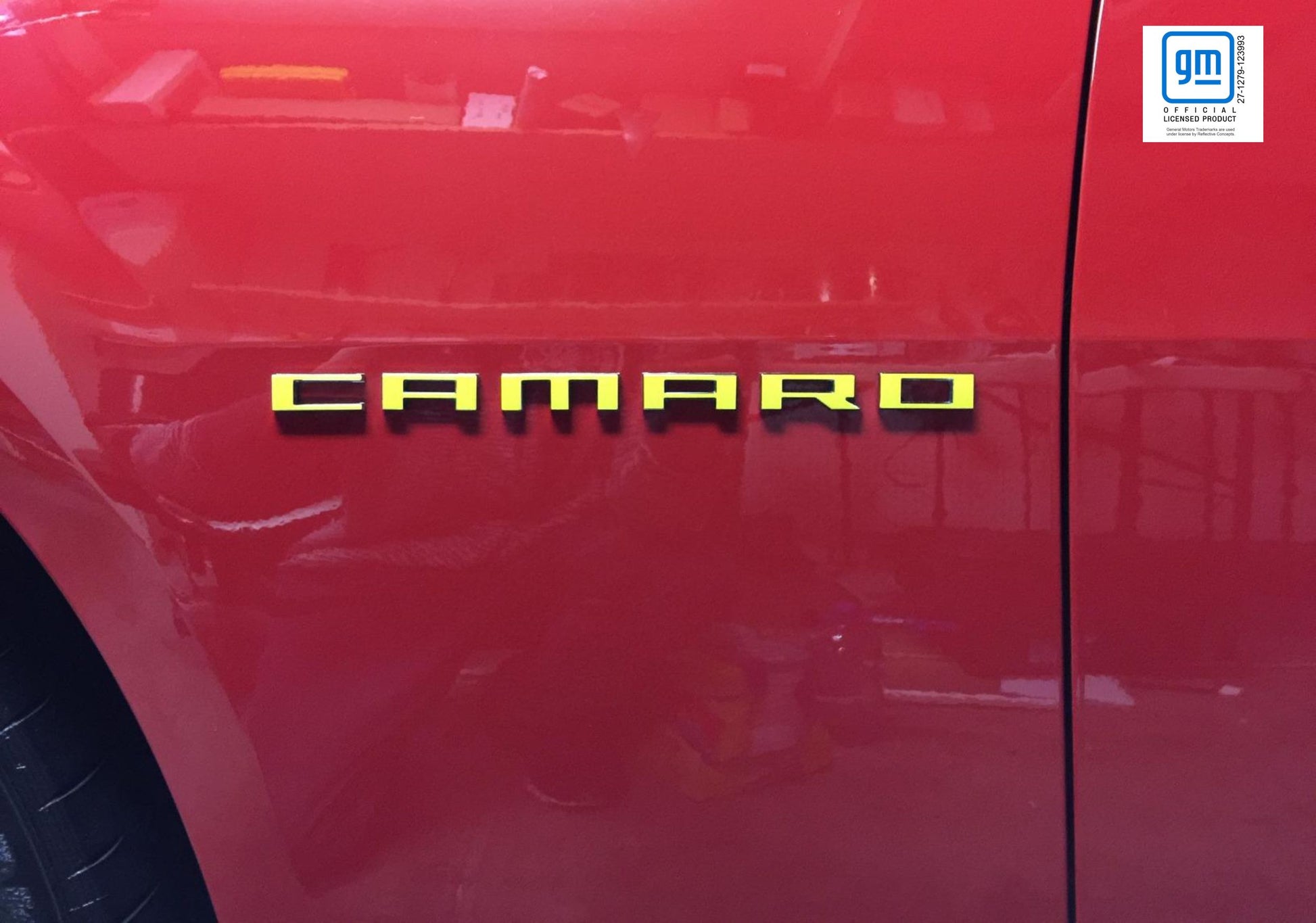 Fender Emblem Overlay Decal (pair) - 2010-2015 Camaro - CAM:5:CAMARO-B-01-CAM:5:CAMARO-B-02-CAM:5:CAMARO-B-03-CAM:5:CAMARO-B-05-CAM:5:CAMARO-B-06-  DRIVEN - 1