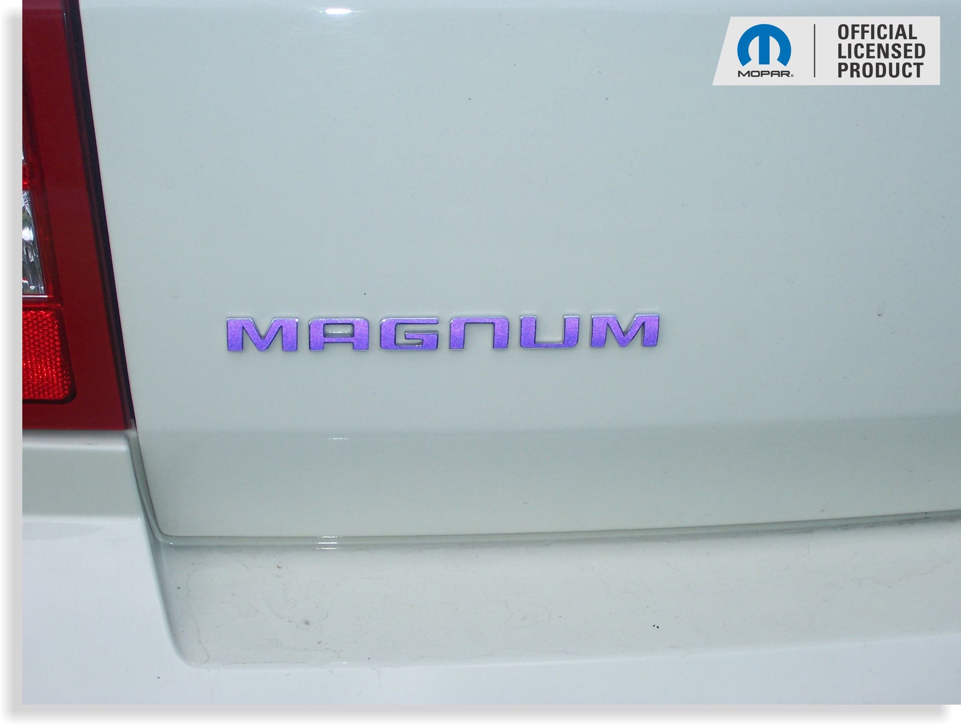 MAGNUM Lift Gate Emblem Overlay Decal  - 2005-2008 Magnum - Magnum-B-01-Magnum-B-02-Magnum-B-03-Magnum-B-04-Magnum-B-05-  DRIVEN - 3