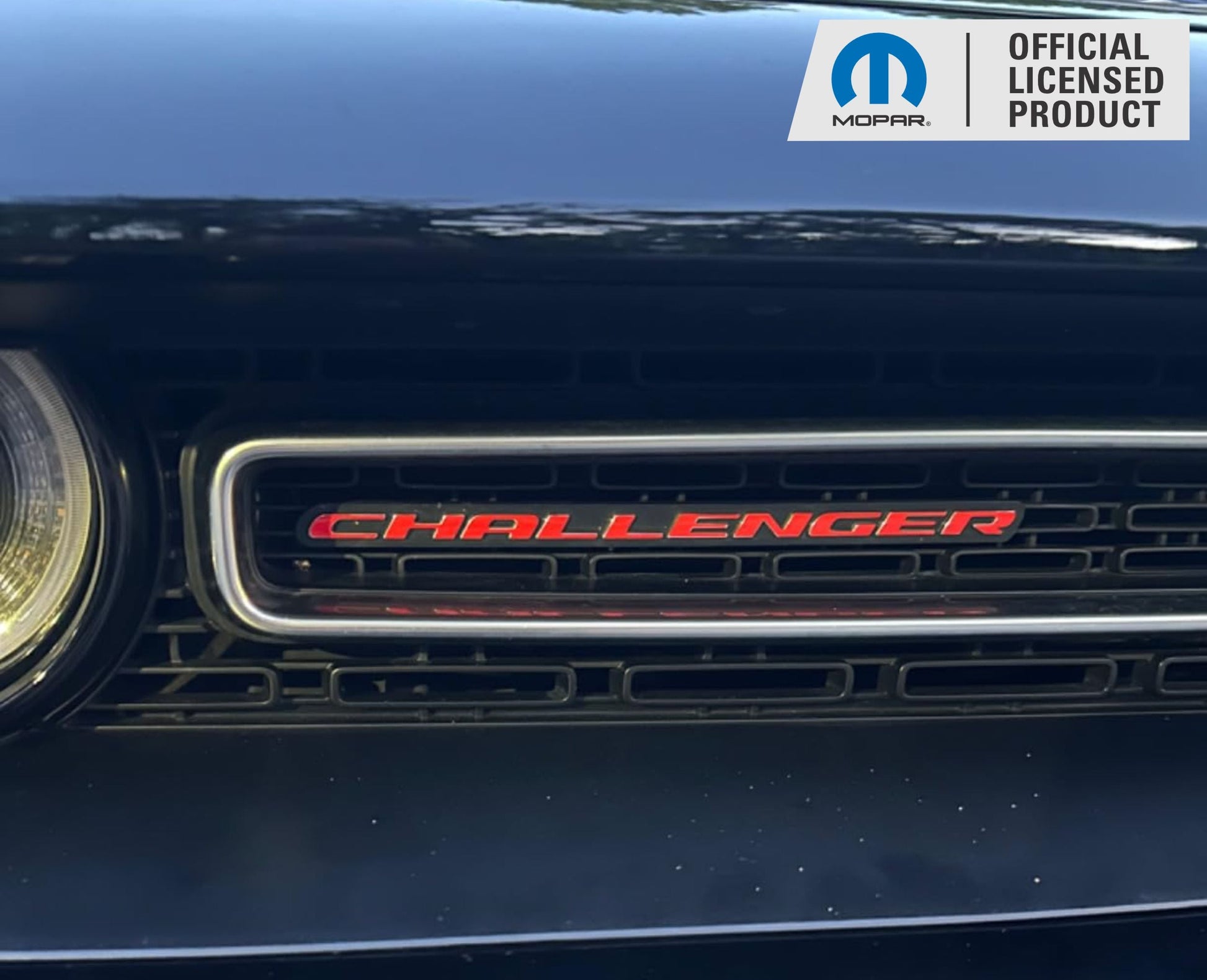 CHALLENGER Grille Emblem Overlay Decal - 2015-2023 Challenger - Challenger-G-01-Challenger-G-02-Challenger-G-03-Challenger-G-04-Challenger-G-05-  DRIVEN - 10