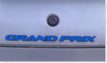 Door and Trunk Badge Overlays set of 3 - 97-03 Grand Prix GT - PO:GP:G6:GT-B-01-PO:GP:G6:GT-B-02-PO:GP:G6:GT-B-03-PO:GP:G6:GT-B-04-PO:GP:G6:GT-B-05-  DRIVEN - 8