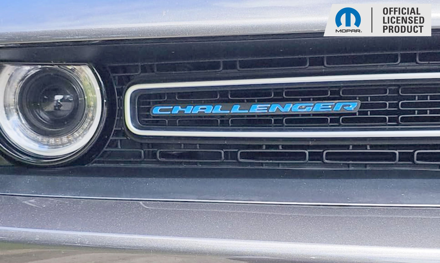 CHALLENGER Grille Emblem Overlay Decal - 2015-2023 Challenger - Challenger-G-01-Challenger-G-02-Challenger-G-03-Challenger-G-04-Challenger-G-05-  DRIVEN - 5