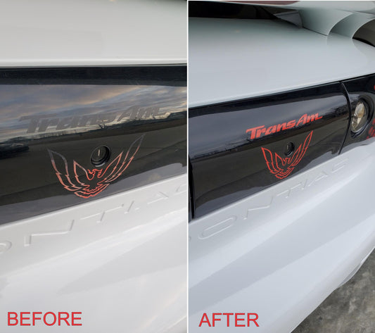 Rear Panel Overlay Decals - 93-02 Trans Am - FB:TARO-01-FB:TARO-02-FB:TARO-03-FB:TARO-04-FB:TARO-05-  DRIVEN - 2