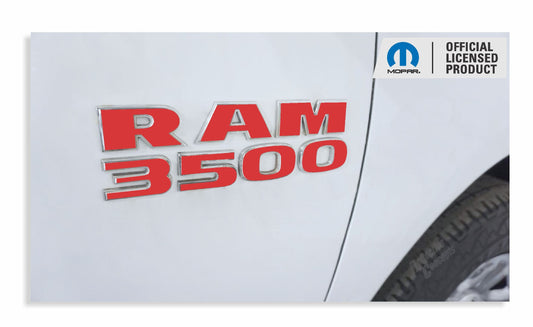 RAM 3500 Door Emblem Overlay Decals   - 2013-2018 Ram 3500 - sku-44717724860603-sku-44717724893371-sku-44717724926139-sku-44717724958907-sku-44717724991675-  DRIVEN - 2