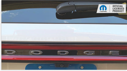 DODGE Liftgate Lettering Emblem Overlay Decal - 2014-2026 Durango - Durango1420-TB-01-Durango1420-TB-02-Durango1420-TB-03-Durango1420-TB-04-Durango1420-TB-05-  DRIVEN - 4