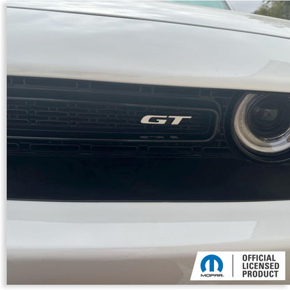 GT Grille Emblem Overlay Decal - 2019-2023 Dodge Challenger GT - sku-44696175247547-sku-44696175313083-sku-44696175378619-sku-44696175444155-sku-44696175509691-  DRIVEN - 4