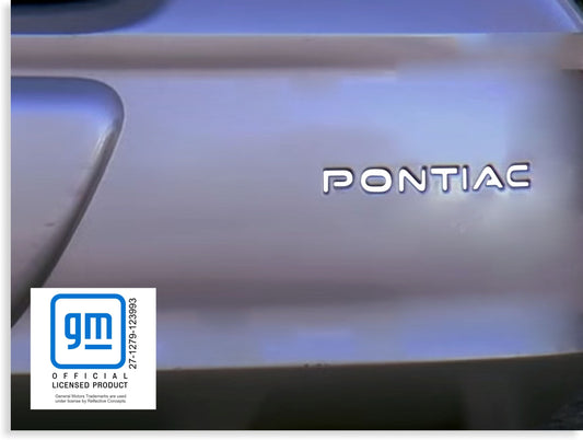 Rear Bumper PONTIAC Lettering Inlay Decal - 00-03 Bonneville - PO:BO:PONTIAC-R-01-PO:BO:PONTIAC-R-02-PO:BO:PONTIAC-R-03-PO:BO:PONTIAC-R-04-PO:BO:PONTIAC-R-05-  DRIVEN - 1