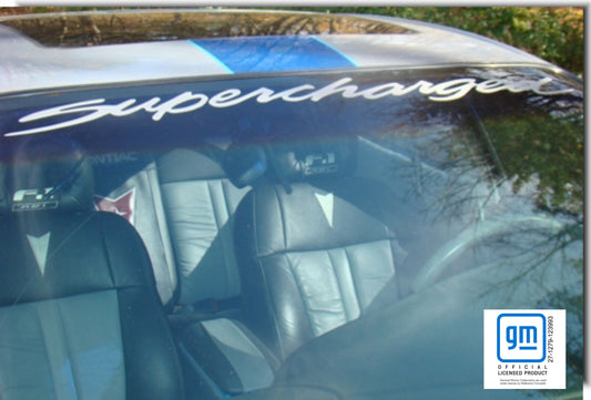 SUPERCHARGED TURBOCHARGED Windshield Decal - SC-S:WINDSHIELD-86-SC-S:WINDSHIELD-87-sku-42841179488443-sku-42841179521211-sku-42841179750587-  DRIVEN - 1