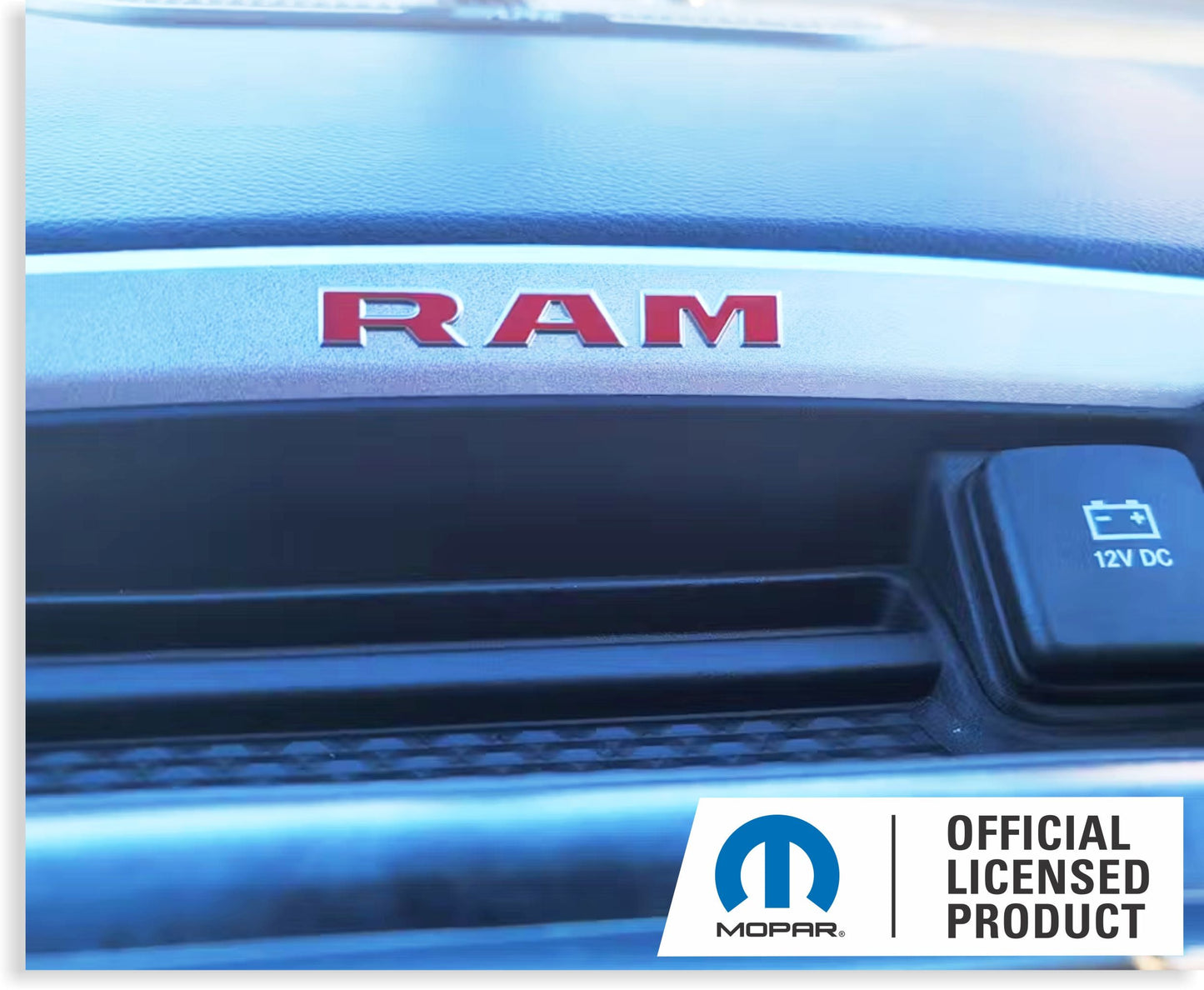 Radio Bezel RAM Overlay Decal  Sticker - 19-26 Ram 1500 - Ram19:Ram-bezel-01-Ram19:Ram-bezel-03-Ram19:Ram-bezel-02-Ram19:Ram-bezel-04-Ram19:Ram-bezel-05-  DRIVEN - 6