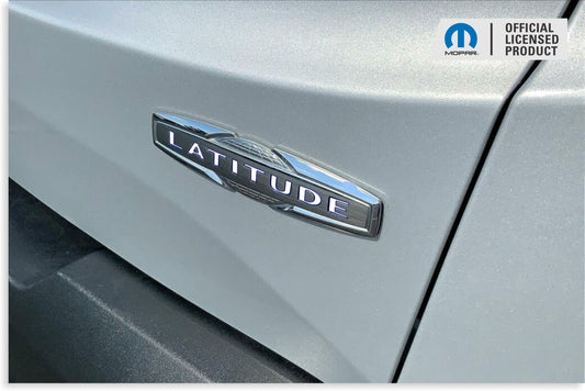 LATITUDE Emblem Inlay Decal - Jeep Renegade 15-22 - Renegade:Latitude-B-01-Renegade:Latitude-B-02-Renegade:Latitude-B-03-Renegade:Latitude-B-04-Renegade:Latitude-B-05-  DRIVEN - 1