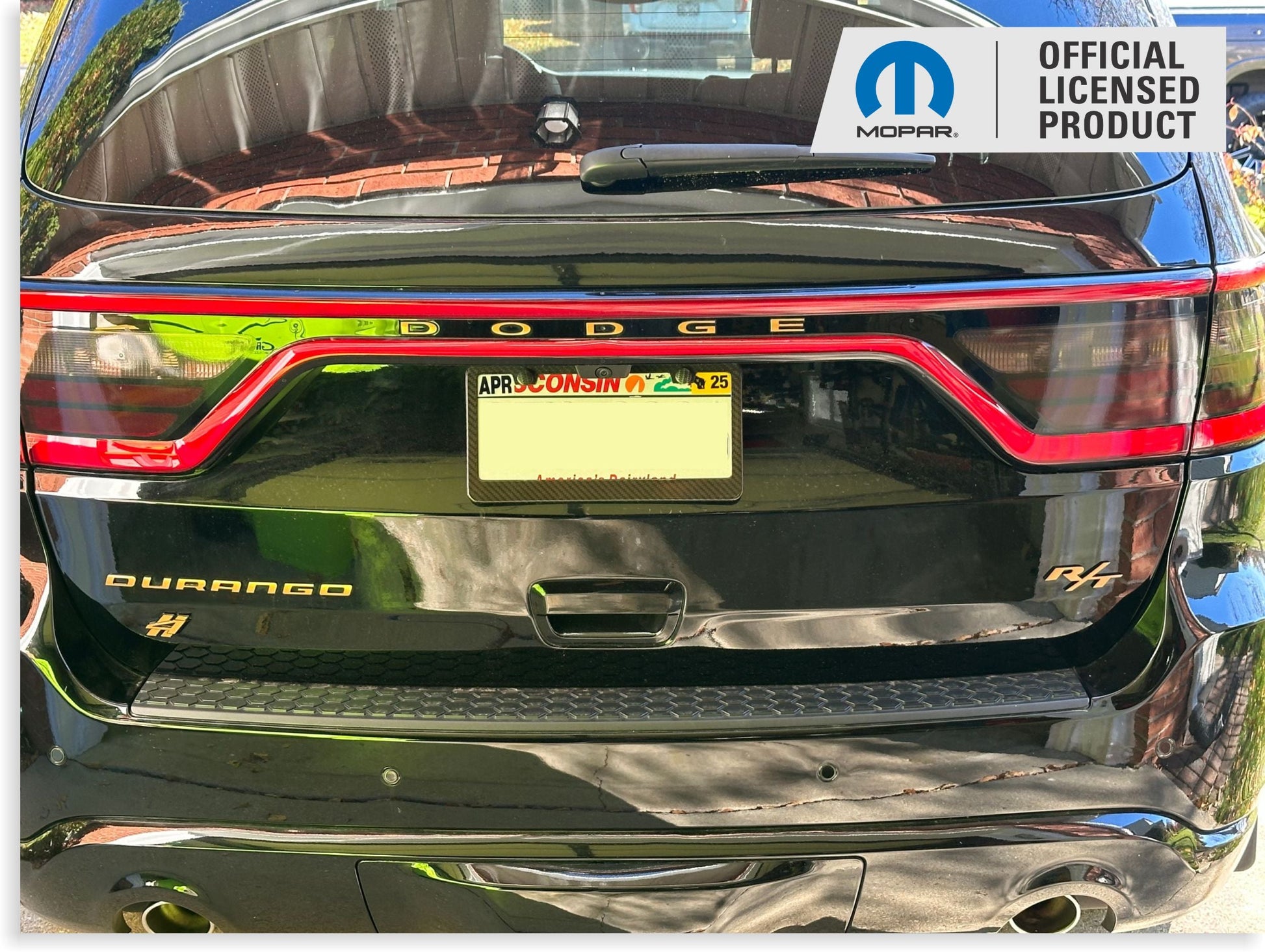 DODGE Liftgate Lettering Emblem Overlay Decal - 2014-2026 Durango - Durango1420-TB-01-Durango1420-TB-02-Durango1420-TB-03-Durango1420-TB-04-Durango1420-TB-05-  DRIVEN - 7