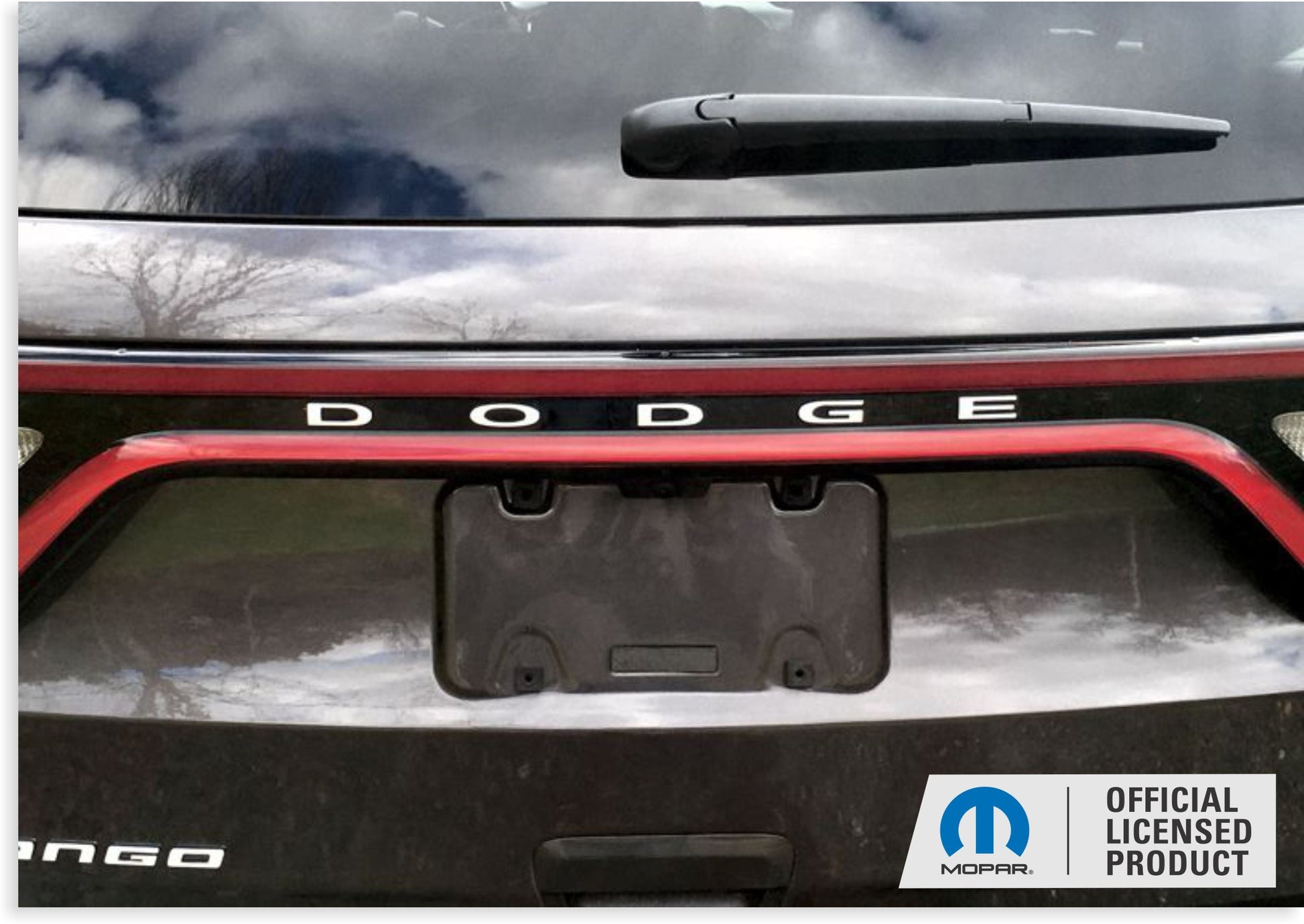 DODGE Liftgate Lettering Emblem Overlay Decal - 2014-2026 Durango - Durango1420-TB-01-Durango1420-TB-02-Durango1420-TB-03-Durango1420-TB-04-Durango1420-TB-05-  DRIVEN - 9