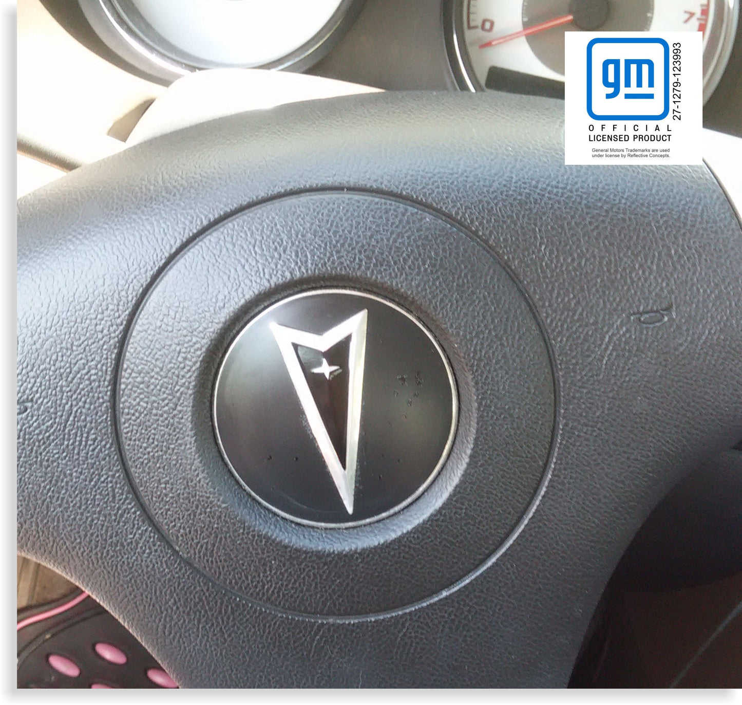 Steering Wheel Overlay Decal - Pontiac G5 - G5:SWO-01-G5:SWO-02-G5:SWO-03-G5:SWO-04-G5:SWO-05-  DRIVEN - 1