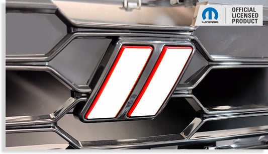 Hash Mark Grille Emblem Overlay Decal - 23-25 Hornet - sku-44851121586363-sku-44851121619131-sku-44851121651899-sku-44851121684667-sku-44851121717435-  DRIVEN - 1