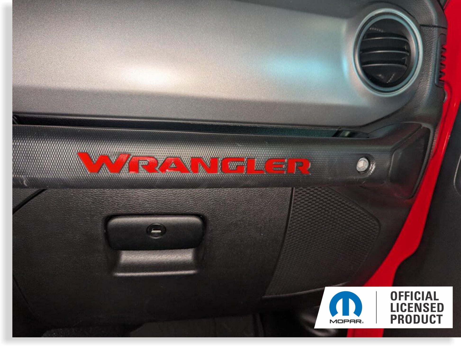 WRANGLER Grab Bar Inlay Sticker -  2018-2024 Wrangler JL/JLU - sku-46304325763259-sku-46304325796027-sku-46304325828795-sku-46304325861563-sku-46304325894331-  DRIVEN - 1
