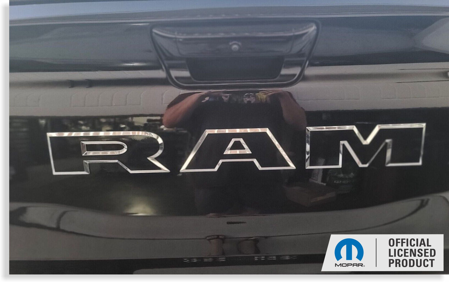 RAM Tailgate Emblem Overlay Decal   - 2025-2026 Ram 1500 - sku-46198383018171-sku-46198383050939-sku-46198383083707-sku-46198383116475-sku-46198383149243-  DRIVEN - 11