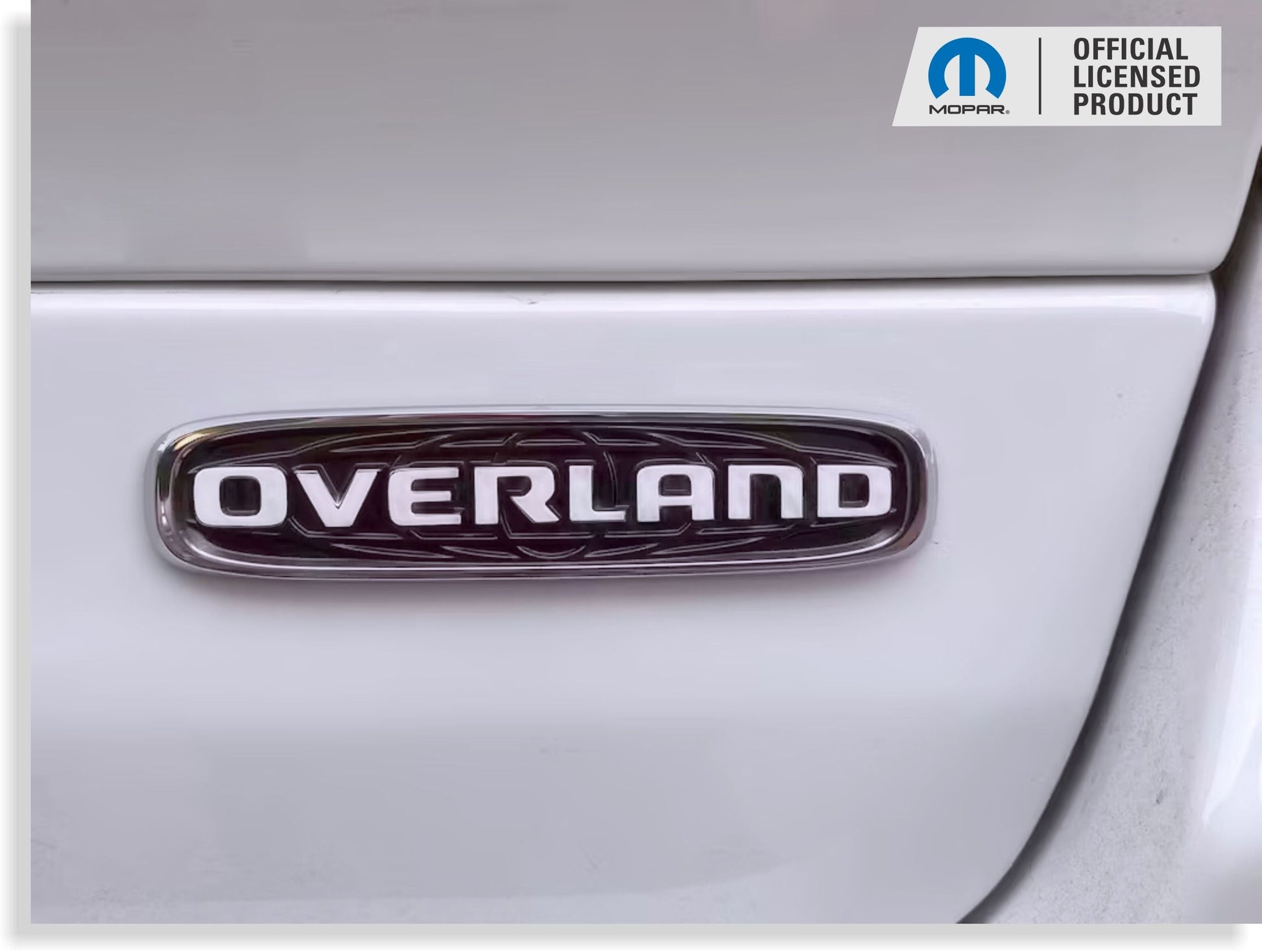 OVERLAND Emblem Overlay Decal - 2022-2025 Grand Cherokee Overland - Jeep:GCL:Overland-B-01-Jeep:GCL:Overland-B-02-Jeep:GCL:Overland-B-03-Jeep:GCL:Overland-B-04-Jeep:GCL:Overland-B-05-  DRIVEN - 1