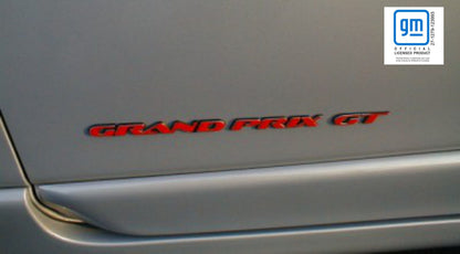 Door and Trunk Badge Overlays set of 3 - 97-03 Grand Prix GT - PO:GP:G6:GT-B-01-PO:GP:G6:GT-B-02-PO:GP:G6:GT-B-03-PO:GP:G6:GT-B-04-PO:GP:G6:GT-B-05-  DRIVEN - 1