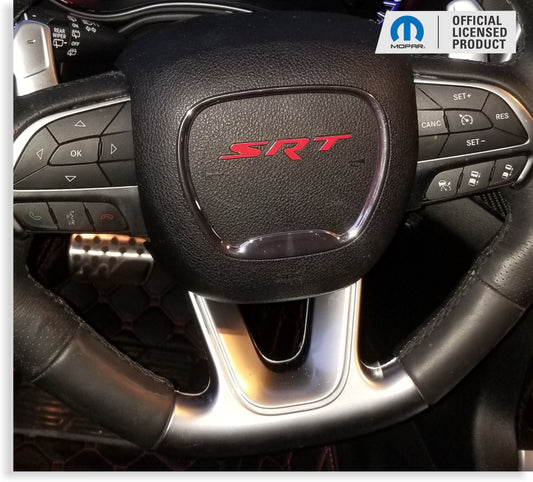 SRT Steering Wheel Emblem Overlay Decal   - 14-21 Grand Cherokee SRT - SRT-SWO:1417GrandCherokee-01-SRT-SWO:1417GrandCherokee-02-SRT-SWO:1417GrandCherokee-03-SRT-SWO:1417GrandCherokee-04-SRT-SWO:1417GrandCherokee-05-  DRIVEN - 1