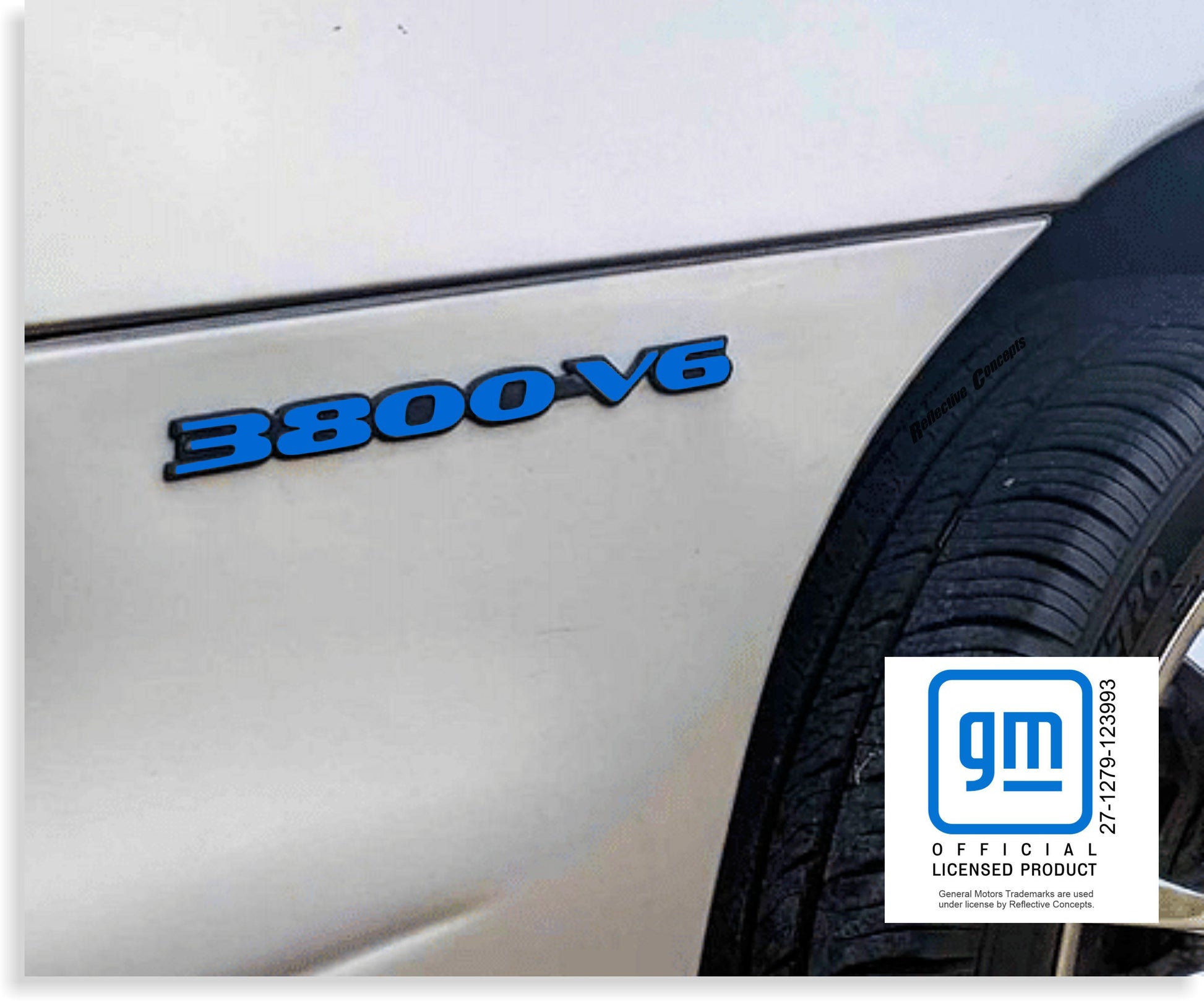 3800 V6 Badge Overlay Decal - 97-99 Grand Prix - GP9703:3800-V6-01-GP9703:3800-V6-02-GP9703:3800-V6-03-GP9703:3800-V6-04-GP9703:3800-V6-05-  DRIVEN - 1