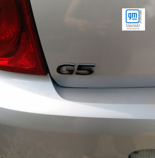 G5 Emblem Overlay Decal - Pontiac G5 - PO:G5:G1:G5-B-01-PO:G5:G1:G5-B-02-PO:G5:G1:G5-B-03-PO:G5:G1:G5-B-04-PO:G5:G1:G5-B-05-  DRIVEN - 1