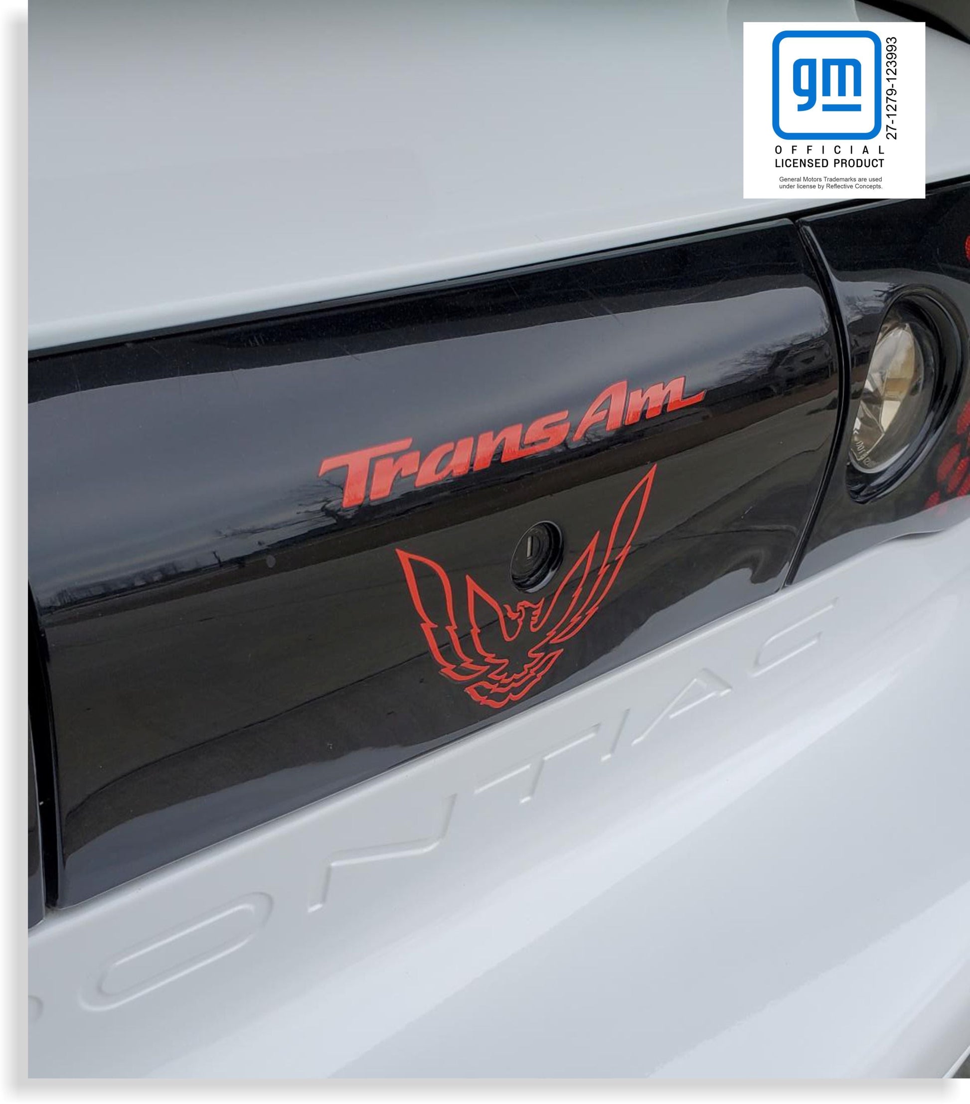Rear Panel Overlay Decals - 93-02 Trans Am - FB:TARO-01-FB:TARO-02-FB:TARO-03-FB:TARO-04-FB:TARO-05-  DRIVEN - 1