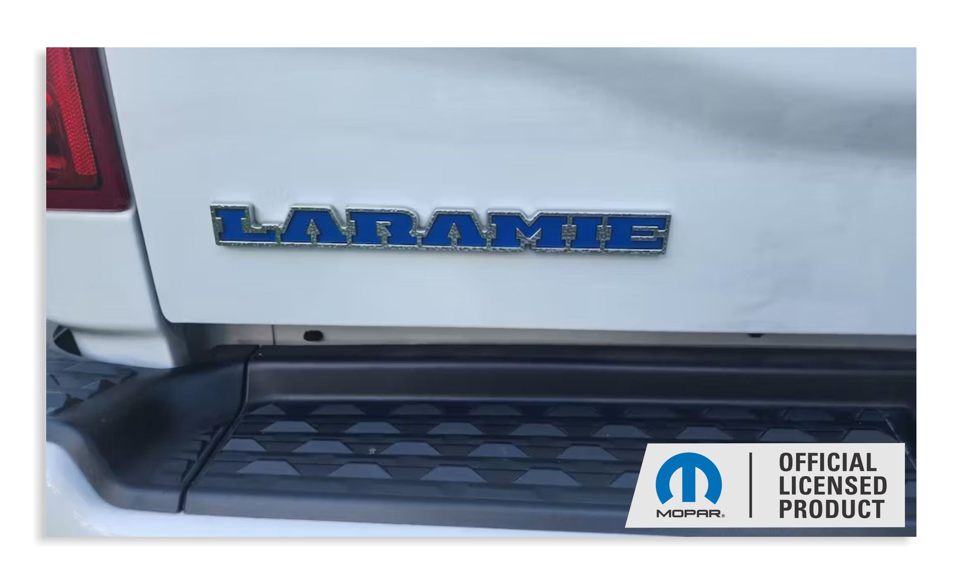 LARAMIE Tailgate Emblem Inlay Decal - 2019-2026 Ram Laramie 2500 3500 - sku-44268745130171-sku-44268745162939-sku-44268745195707-sku-44268745228475-sku-44268745261243-  DRIVEN - 4