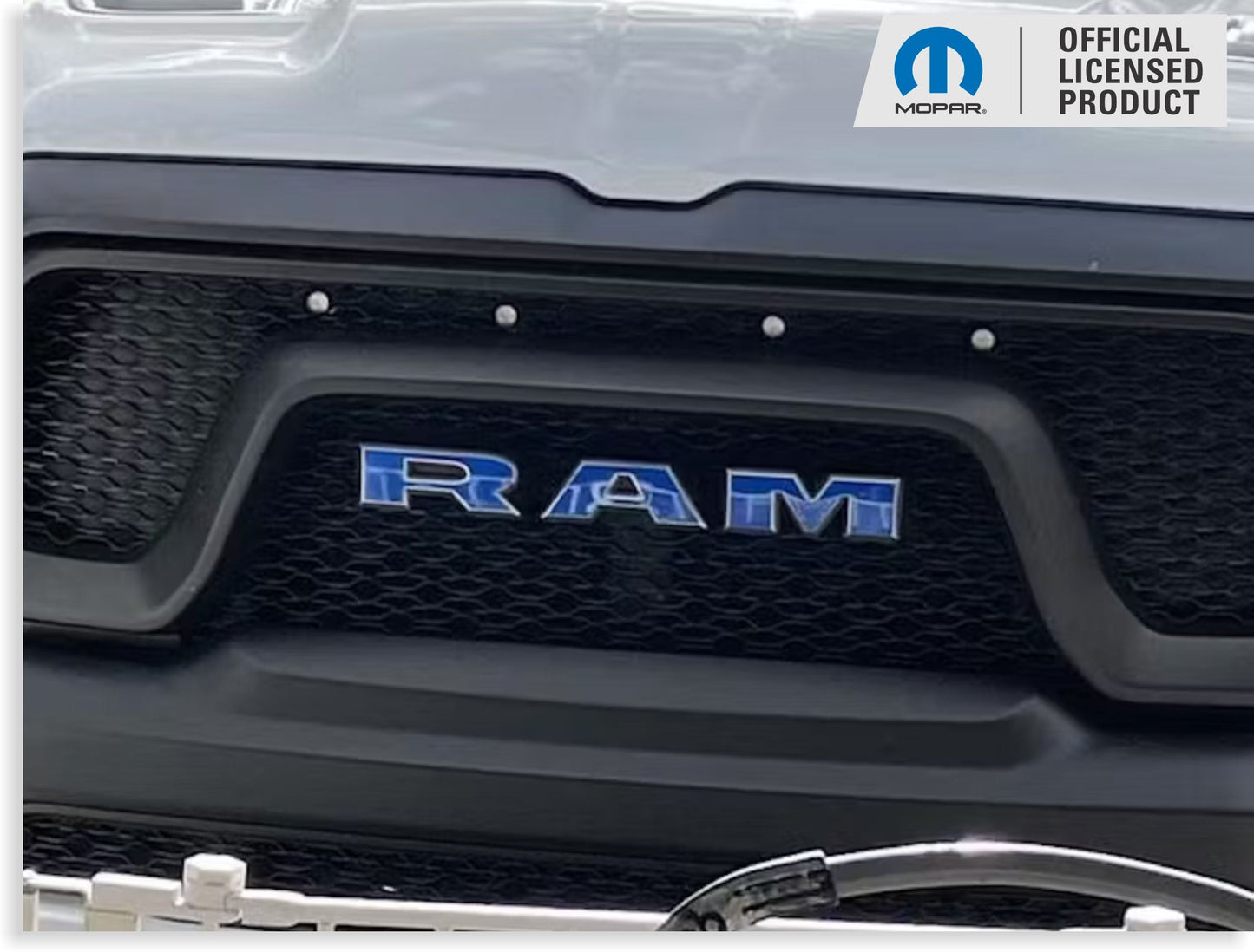 RAM Grille Emblem Overlay Decal   - 2019-2024 Ram 1500 Rebel - Ram19:Rebel-F-01-Ram19:Rebel-F-03-Ram19:Rebel-F-02-Ram19:Rebel-F-04-Ram19:Rebel-F-05-  DRIVEN - 6