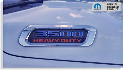 3500 Hood Emblem Number Overlay Decals - 2019-2026 Ram 3500 - Ram19:3500-B-01-Ram19:3500-B-03-Ram19:3500-B-02-Ram19:3500-B-04-Ram19:3500-B-05-  DRIVEN - 6
