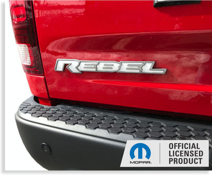 REBEL Tailgate Emblem Inlay Decal   - 2015-2018 Ram Rebel - Ram:REBEL15-TB-01-Ram:REBEL15-TB-03-Ram:REBEL15-TB-02-Ram:REBEL15-TB-04-Ram:REBEL15-TB-05-  DRIVEN - 5