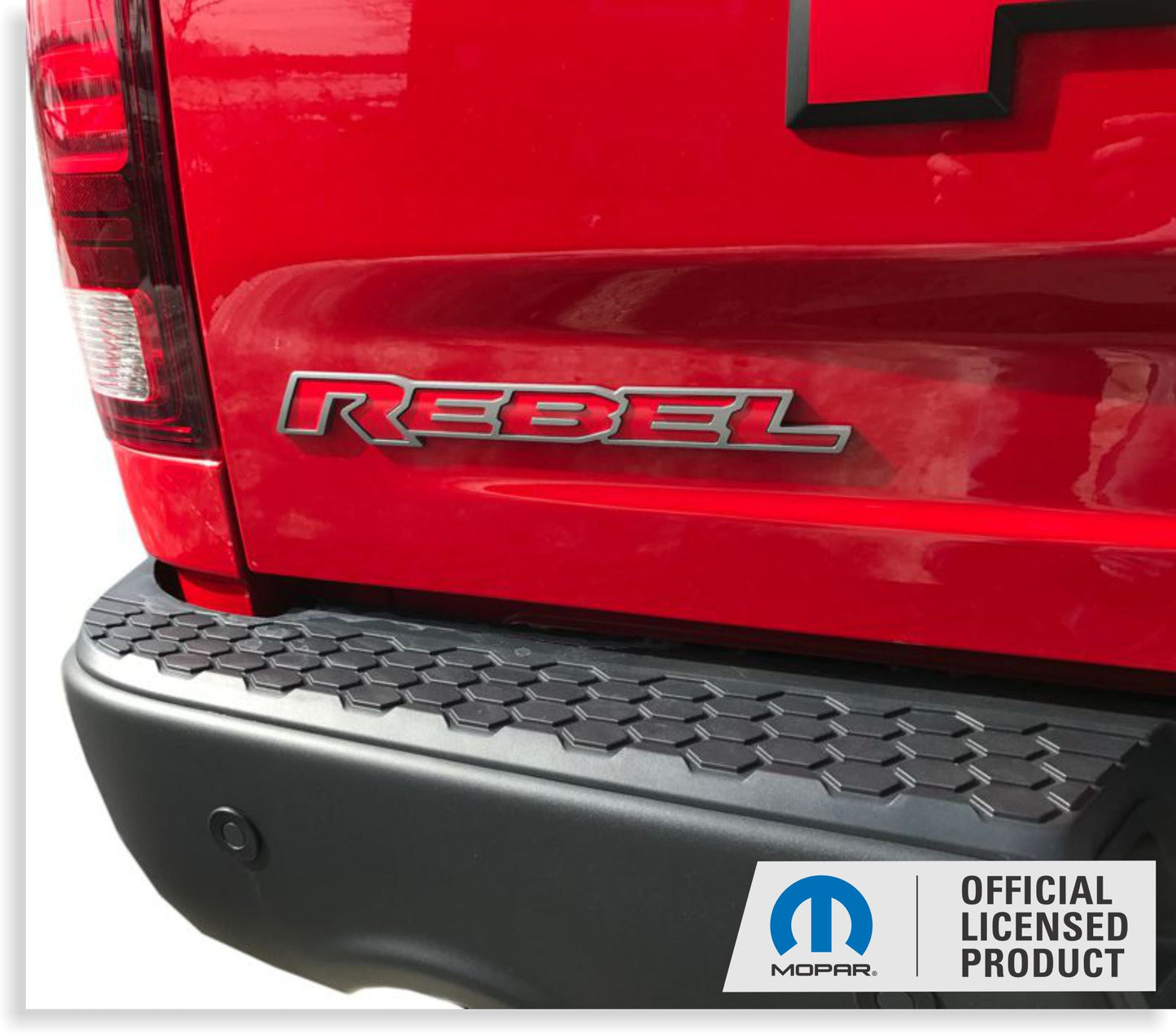REBEL Tailgate Emblem Inlay Decal   - 2015-2018 Ram Rebel - Ram:REBEL15-TB-01-Ram:REBEL15-TB-03-Ram:REBEL15-TB-02-Ram:REBEL15-TB-04-Ram:REBEL15-TB-05-  DRIVEN - 4