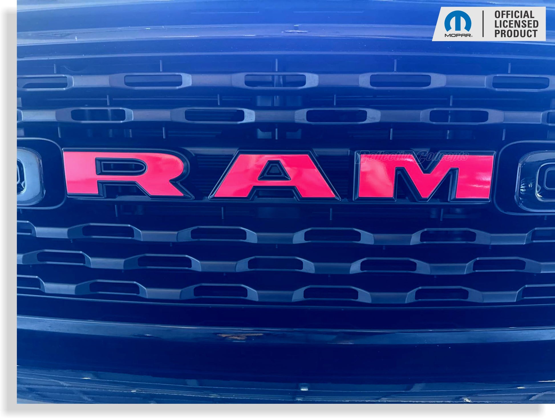 RAM Grille Emblem Overlay Decal   - 2019-2024 Ram 2500 3500 - Ram19:2500:Ram-F-01-Ram19:2500:Ram-F-03-Ram19:2500:Ram-F-02-Ram19:2500:Ram-F-04-Ram19:2500:Ram-F-05-  DRIVEN - 10