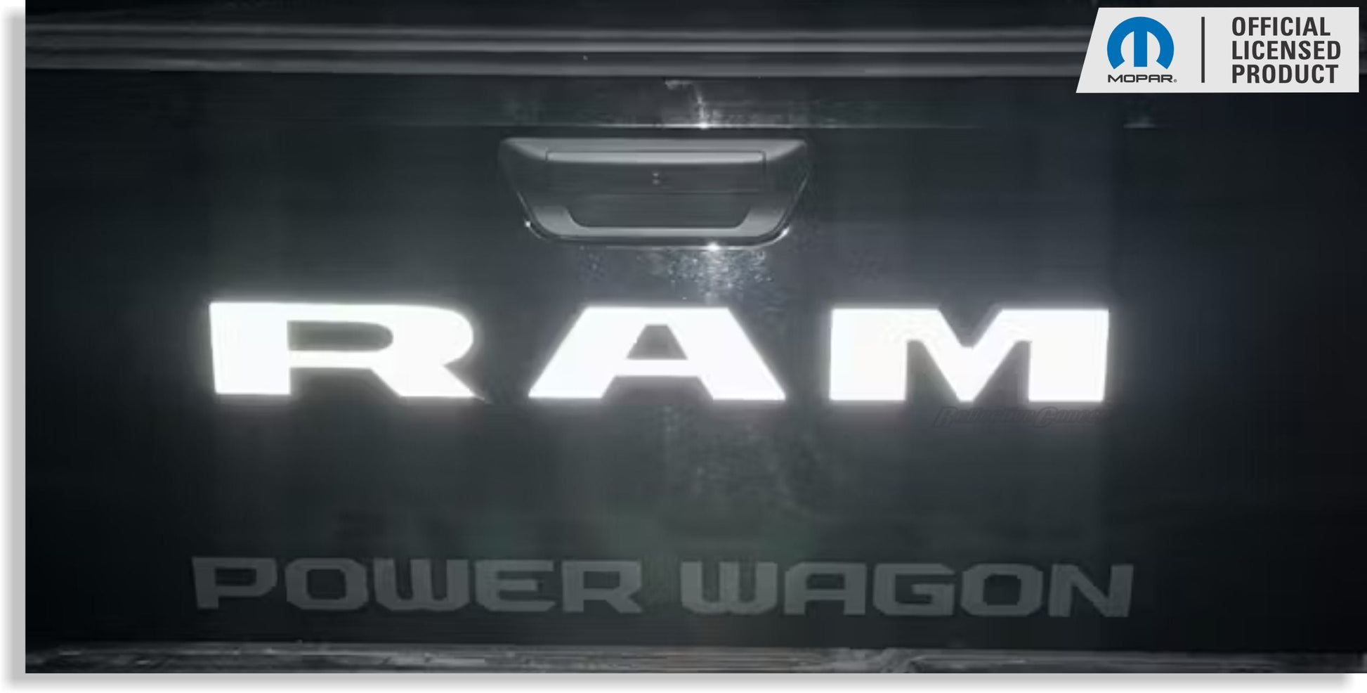 RAM Tailgate Emblem Overlay Decal   - 2019-2024 Ram 2500 Power Wagon - Ram19:PowerWagon-R-01-Ram19:PowerWagon-R-03-Ram19:PowerWagon-R-02-Ram19:PowerWagon-R-04-Ram19:PowerWagon-R-05-  DRIVEN - 1