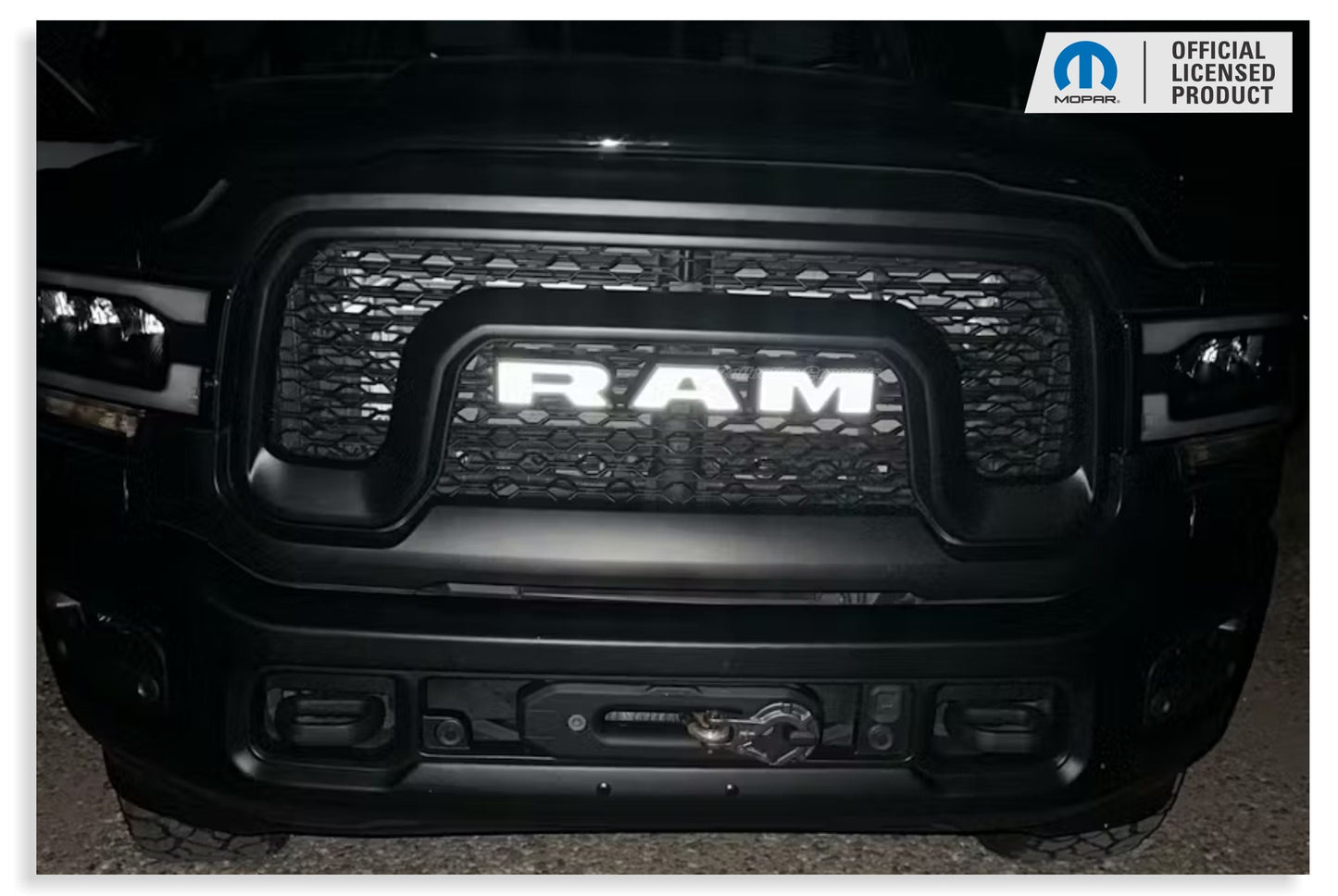 RAM Grille Emblem Overlay Decal   - 2023-2025 Ram 2500 Rebel - Ram19:PowerWagon-F-01-Ram19:PowerWagon-F-03-Ram19:PowerWagon-F-02-Ram19:PowerWagon-F-04-Ram19:PowerWagon-F-05-  DRIVEN - 3