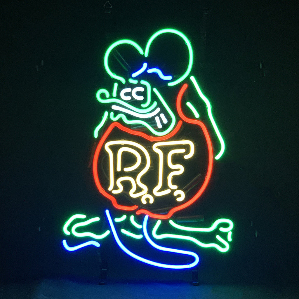 RF Rat Fink Mouse Neon Signs - ME549-  DRIVEN - 2