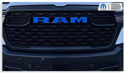 RAM Grille Emblem Overlay Decal   - 2025-2026 Ram 1500 - Ram25:Ram-F-1-Ram25:Ram-F-2-Ram25:Ram-F-3-Ram25:Ram-F-4-Ram25:Ram-F-5-  DRIVEN - 10
