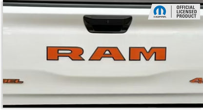 RAM Tailgate Emblem Overlay Decal   - 2025-2026 Ram 1500 - sku-46198383018171-sku-46198383050939-sku-46198383083707-sku-46198383116475-sku-46198383149243-  DRIVEN - 4