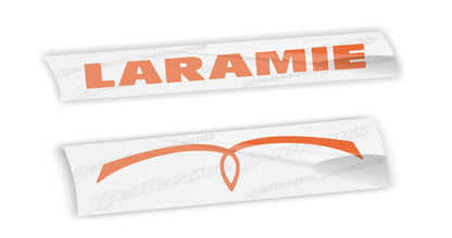Laramie Tailgate Emblem Overlay Decals   - 2009-2018 Ram Laramie - sku-42728824209595-sku-42728824242363-sku-42728824275131-sku-42728824307899-sku-42728824340667-  DRIVEN - 2