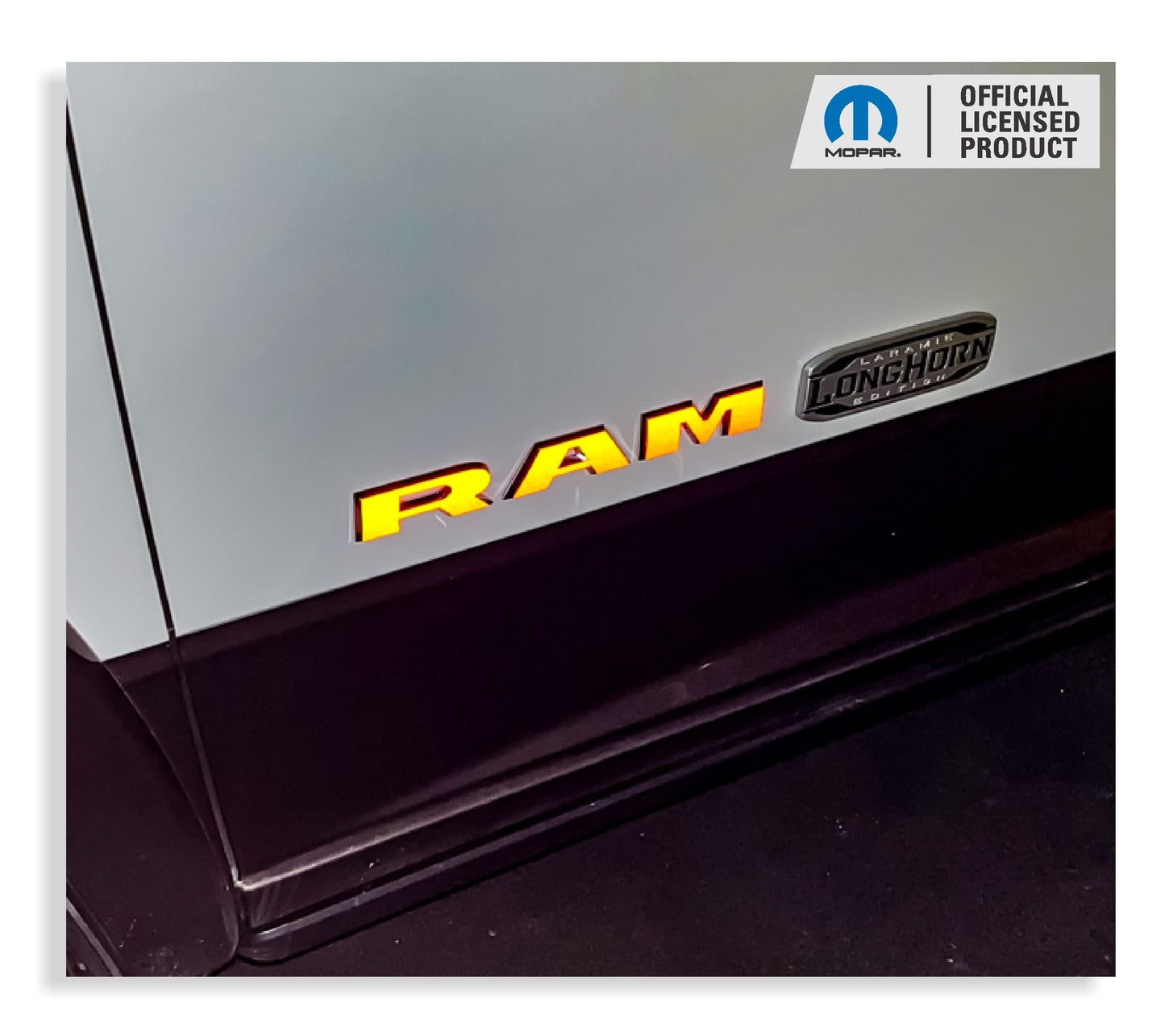 RAM Door Emblem Overlay Decals   - 2019-2024 Ram 2500, 3500 - sku-44824228462779-sku-44824228495547-sku-44824228528315-sku-44824228561083-sku-44824228593851-  DRIVEN - 1