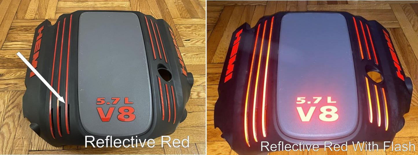 Engine Cover STRIPE Decals - Magnum 5.7L - MAGNUM:EC-STRIPES-01-MAGNUM:EC-STRIPES-02-MAGNUM:EC-STRIPES-03-MAGNUM:EC-STRIPES-04-MAGNUM:EC-STRIPES-05-  DRIVEN - 6