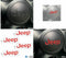 Steel Wheel Cover JEEP Inlay Decals for Wrangler JL Sport