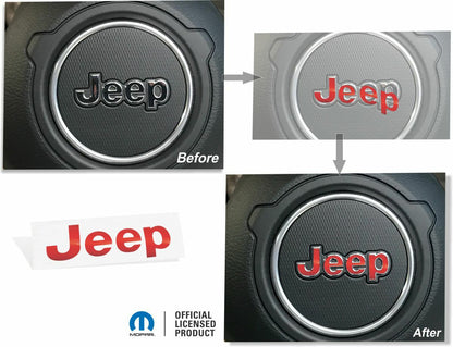 JEEP Steering Wheel Emblem Overlay Decal   - 2020-2025 Gladiator - Gladiator:SWO-01-Gladiator:SWO-02-Gladiator:SWO-03-Gladiator:SWO-04-Gladiator:SWO-05-  DRIVEN - 4