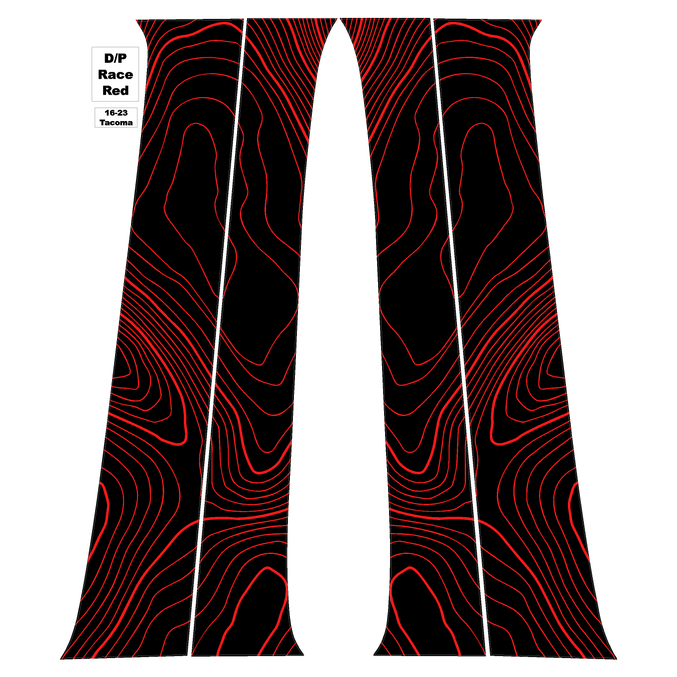 Topo B Pillar Overlays - 2016-2023 Tacoma Double Cab - 16TACOBPILLAR-ARG-16TACOBPILLAR-CBNG-16TACOBPILLAR-CG-16TACOBPILLAR-DS-16TACOBPILLAR-RR-  DRIVEN - 14