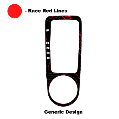 Topo Automatic Shifter Overlay (Printed Series) - 2021+ Bronco Automatic - 21BRNATTRIM-TPAMBL-21BRNATTRIM-TPA51L-21BRNATTRIM-TPAZL-21BRNATTRIM-TPCGL-21BRNATTRIM-TPCBNL-  DRIVEN - 19