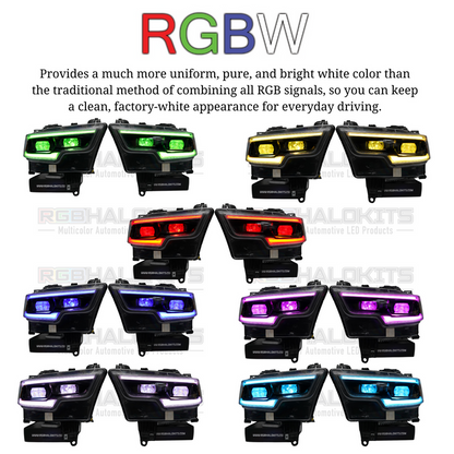 Ram 1500 / TRX RGBW DRL Boards (2019-2024) - G13 | A12 | P2   - BX1-G13 | E1x2 | A12 | P2   - BX3-  DRIVEN - 20