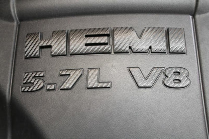 HEMI 5.7L V8 Engine Cover Decals   - 2009-2018 Ram - Ram0918:EC57-01-Ram0918:EC57-03-Ram0918:EC57-02-Ram0918:EC57-04-Ram0918:EC57-05-  DRIVEN - 7