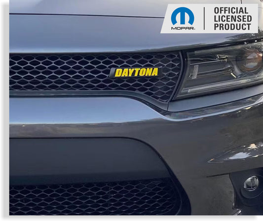 DAYTONA Grille Emblem Overlay Decal   - 17-23 Charger Daytona - Charger17:Daytona-G-01-Charger17:Daytona-G-03-Charger17:Daytona-G-02-Charger17:Daytona-G-04-Charger17:Daytona-G-05-  DRIVEN - 1